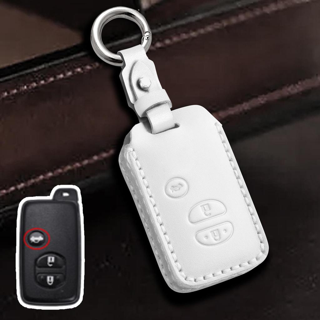 Чехол для ключа из натуральной кожи для Toyota Highlander и Land Cruiser (Старые модели)