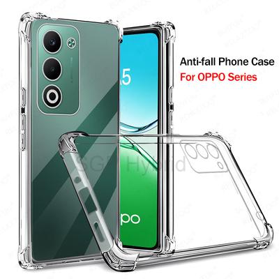 Чехол для OPPO A5 4G 5G с защитой от падений, тонкий, ударопрочный, защитный чехол-бампер для OPPO A5x A5i Pro A5Pro Global, прозрачный