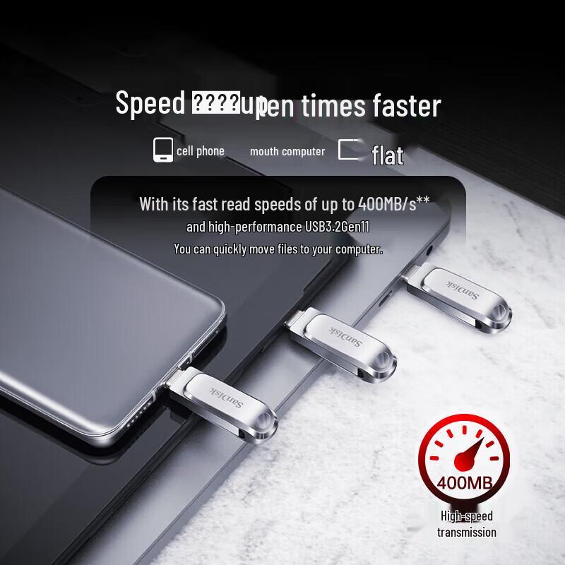 SanDisk Ultra Dual Drive USB 3.2 Type-C Flash Drive