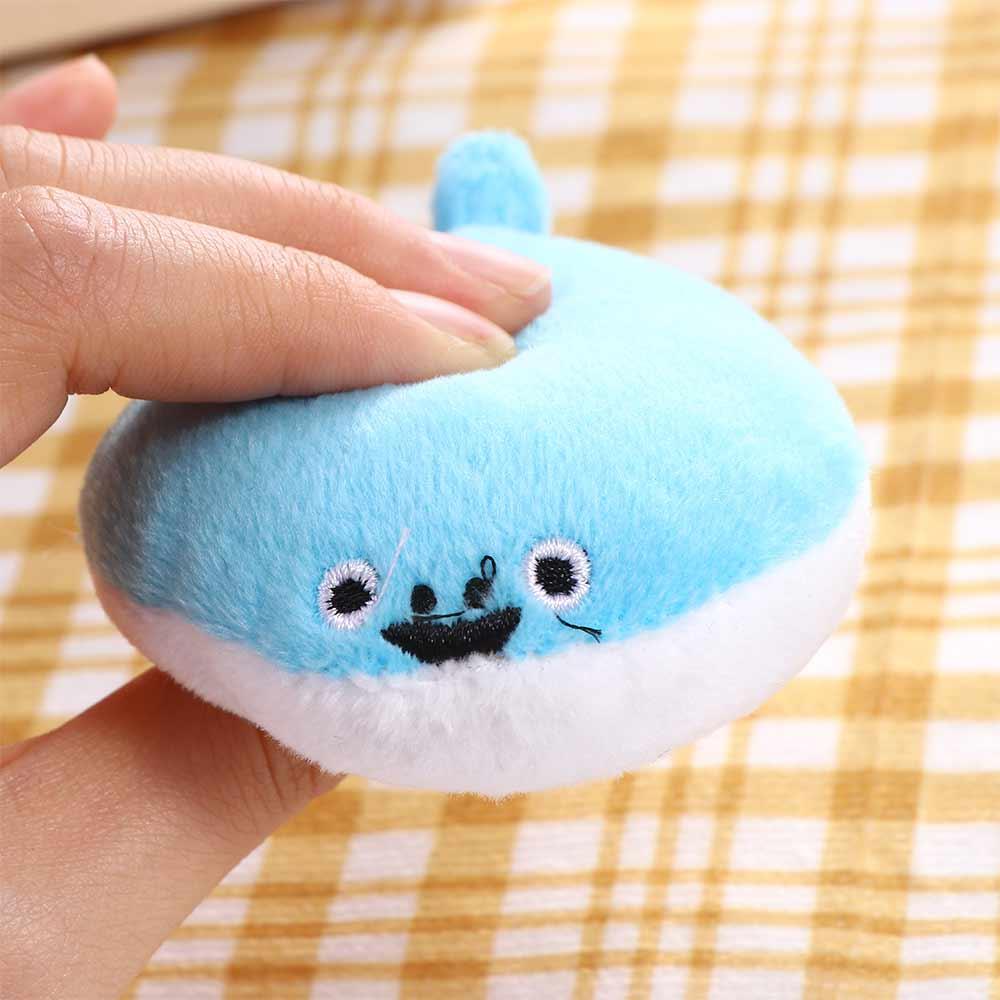 Мягкий скрипучий брелок Sacabambaspis, плюшевый, щебечущий брелок, декор для рюкзака