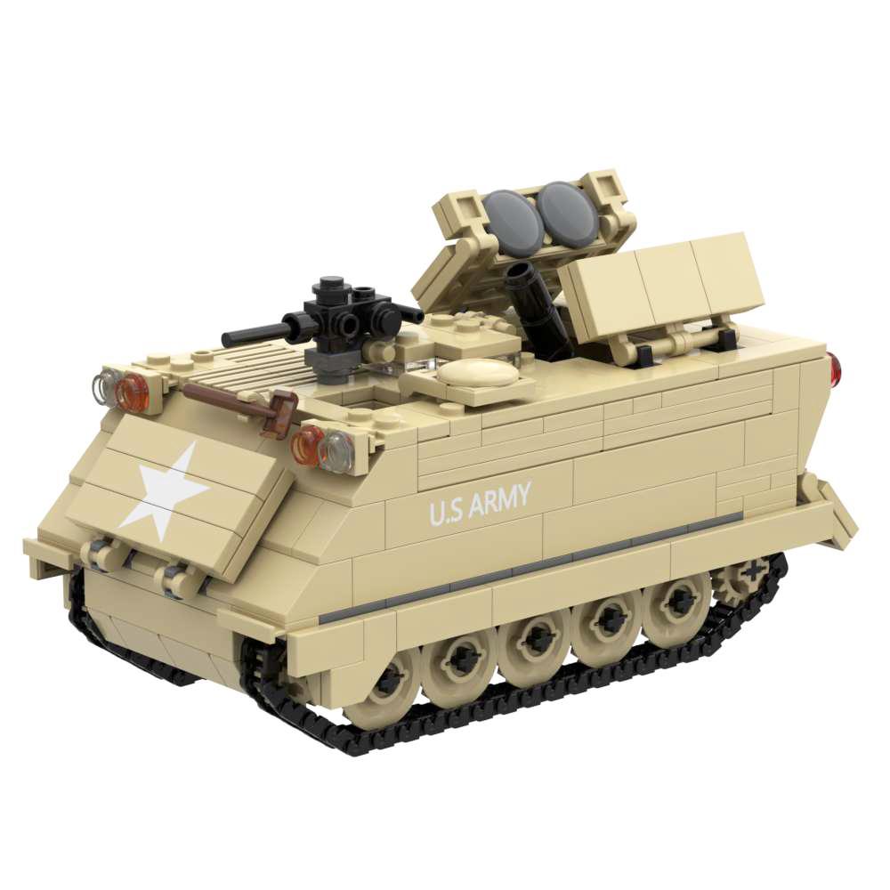 Строительные блоки M106 Мортирный носитель (США) - Набор Военной Самоходной Артиллерийской Машины