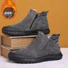 [Factory Direct Sales] Men's Shoes Winter Velvet Thickened Fur High-top Cotton Shoes To Keep Warm Northeast Snow Large Cotton Shoes