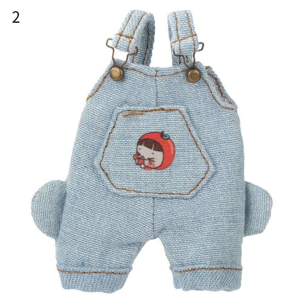 Toys Casual Wears Doll Trousers Casual Pants Clothes Accessories Fashion Jeans Overalls T-shirt