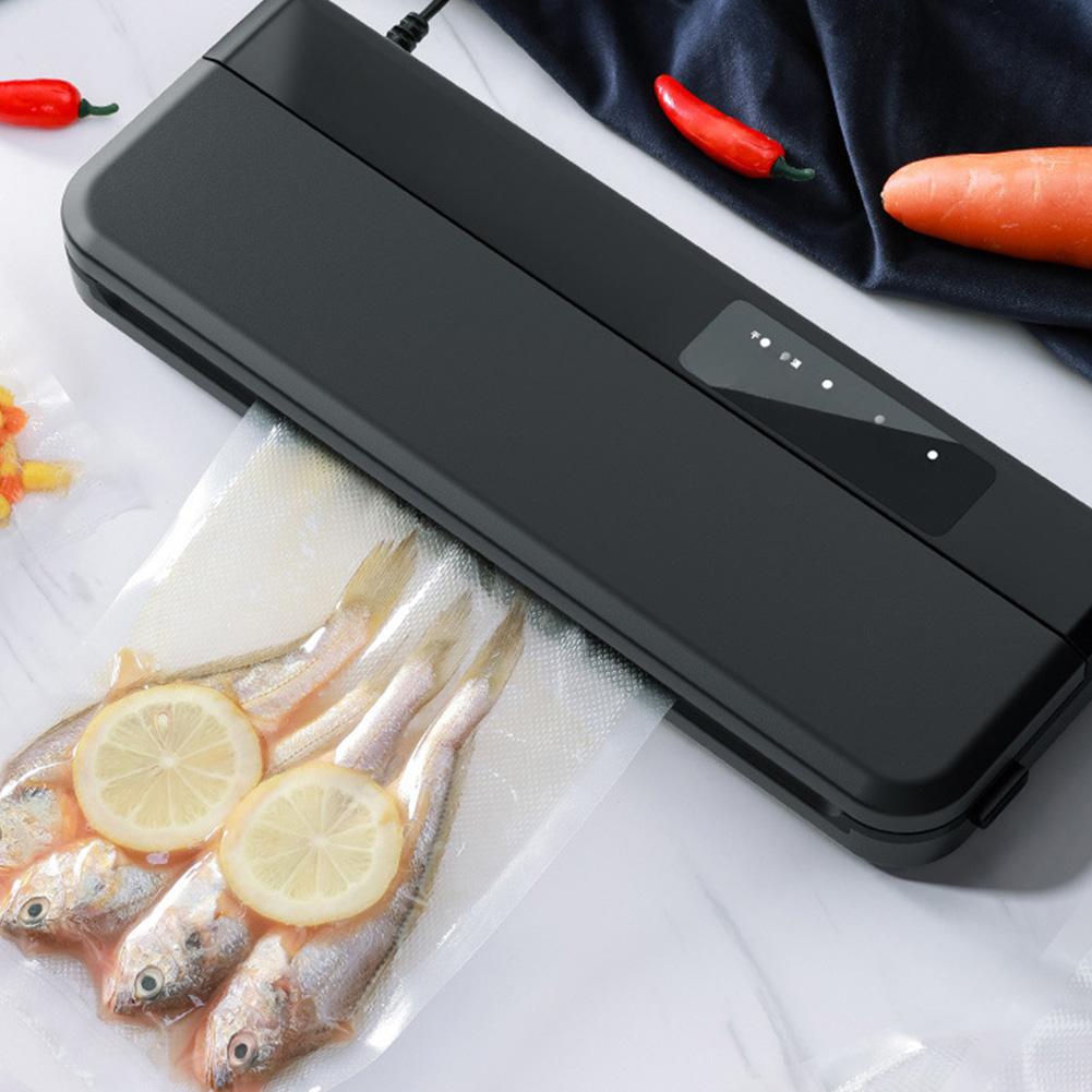 Машина для вакуумной упаковки продуктов Мокрая и сухая Автоматическая запайка Вакуумная машина для сохранения продуктов Маленькая вакуумная машина для запайки пластика Кухня CDN