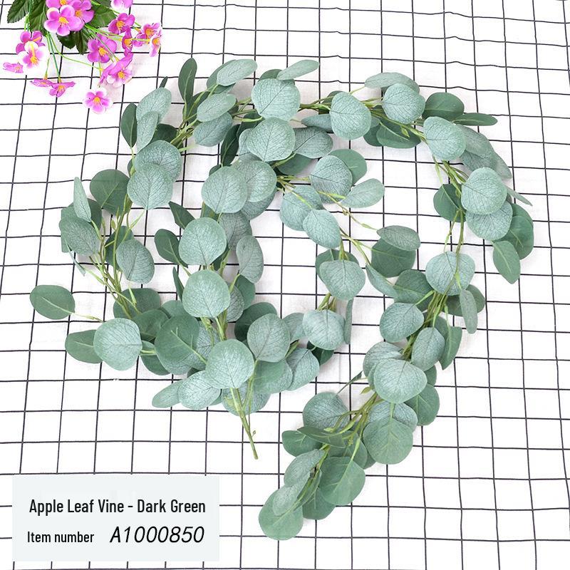Artificial Eucalyptus Vine with Round Leaves for Home and Wedding Decoration