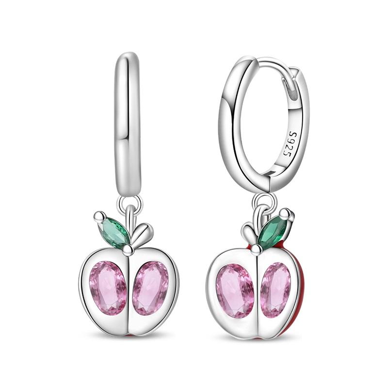 100% 925 Silver Chameleon Dragonfly Butterfly Earrings Golden Koi Ladybug Earrings For Women Fashion S925 Party Jewelry