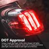 Motorcycle Part LED Light Brake Tail Light Turn Signal License Plate Lamp Taillight For Dyna Super Glide Custom FXDC/I 2005-2014
