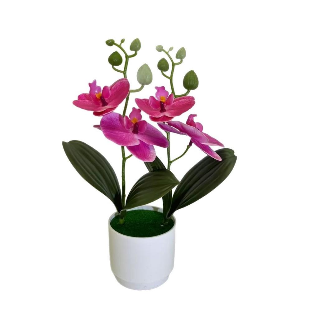 Butterfly Orchid Imitation Flower Set For Home Interior And Outdoor Garden Decoration