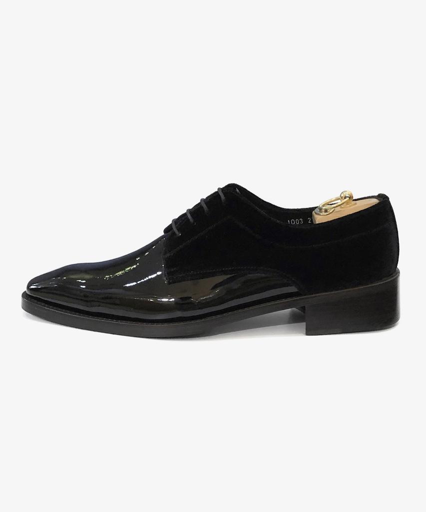 Joenshoe Mild Half Velvet Oxford Crink Black