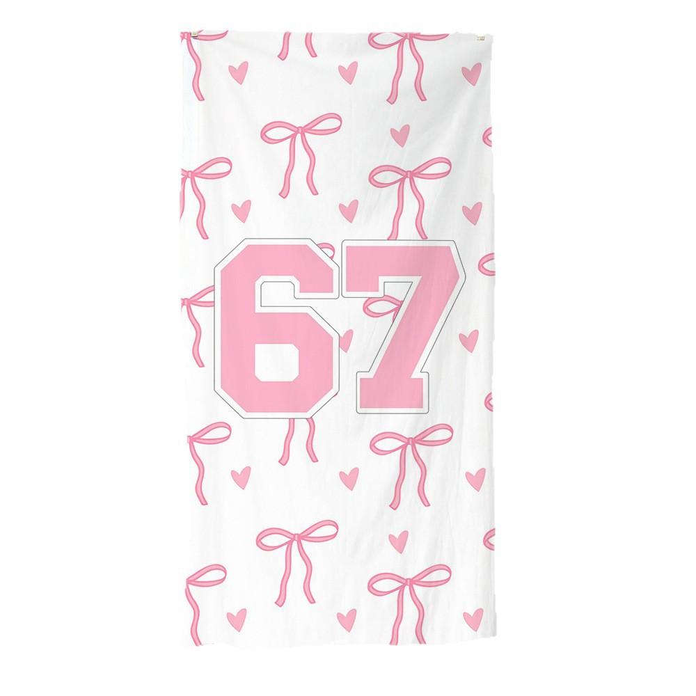 Explosive 67 Digital Printed Beach Towel Sand-Proof Absorbent Bath Towel Seaside Vacation Quick-Drying Towel