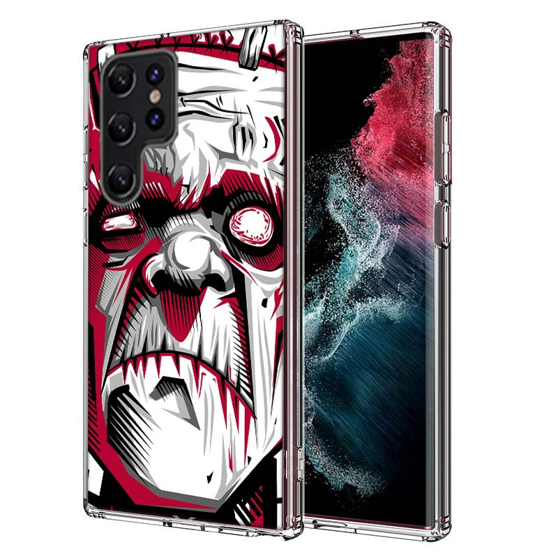 Horror F-Frankenstein Capa Phone Case For Samsung S26 Ultra S25 Edge Galaxy S23 S21 S20 S24 FE S22 S10 Plus Cover Clear TPU Shel