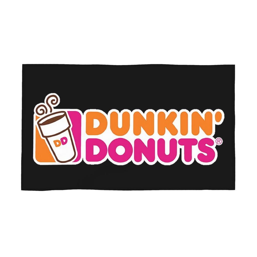 Dunkin Donuts Soft Face Towel Quick Dry Pool Bath Cotton Towels Absorbent