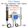 High-precision pH EC Sensor Water Quality Environmental Protection Detector Salinity Temperature TDS Integrated Transmitter