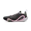 Li Ning DLO1 Амортизация Отскок Сцепление Низкие Баскетбольные Кроссовки Мужские Черный Серый ABPV009-5