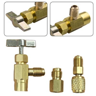 АДАПТЕРЫ 1/4 дюйма SAE, 3 шт./компл., аксессуары подходят для R12 R134a