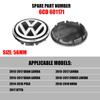 Для Volkswagen VW Golf Polo Beetle CC Touareg Passat Jetta R 56/65/66 мм Оригинальная ступичная заглушка колеса Центральная заглушка колеса Значок Декорация ED1 c10