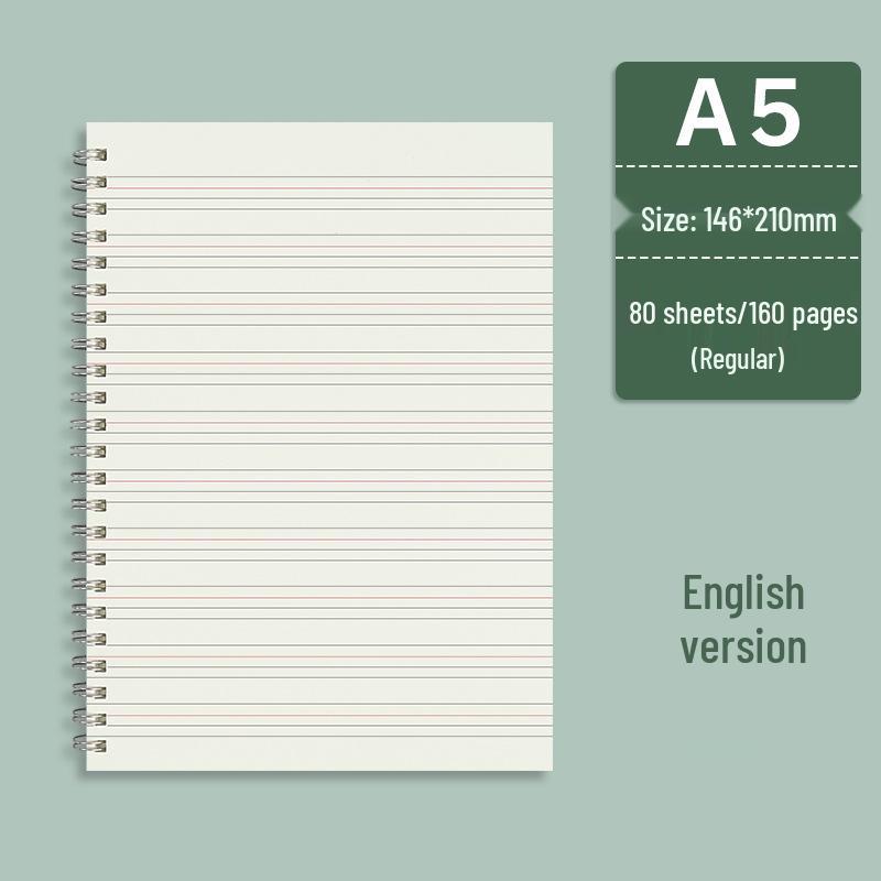 Креативный прозрачный спиральный блокнот - A6, A5, B5, в клетку, в линейку, чистый, разметка Корнелла