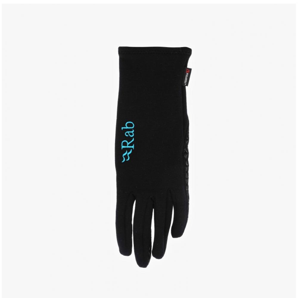 Перчатки Rab Qah 54 Black Power Stretch Contact Grip Touch
