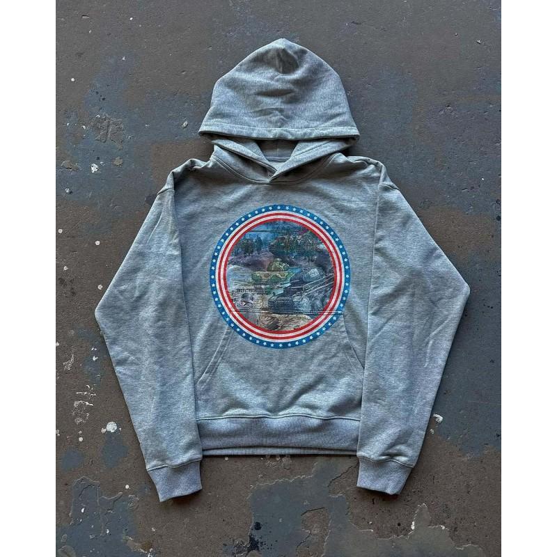 Graphic Print Hoodie Sweatpants Set Streetwear Casual Outfit Women