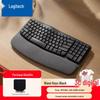 Logitech Эргономичная беспроводная Bluetooth-клавиатура Wave Keys