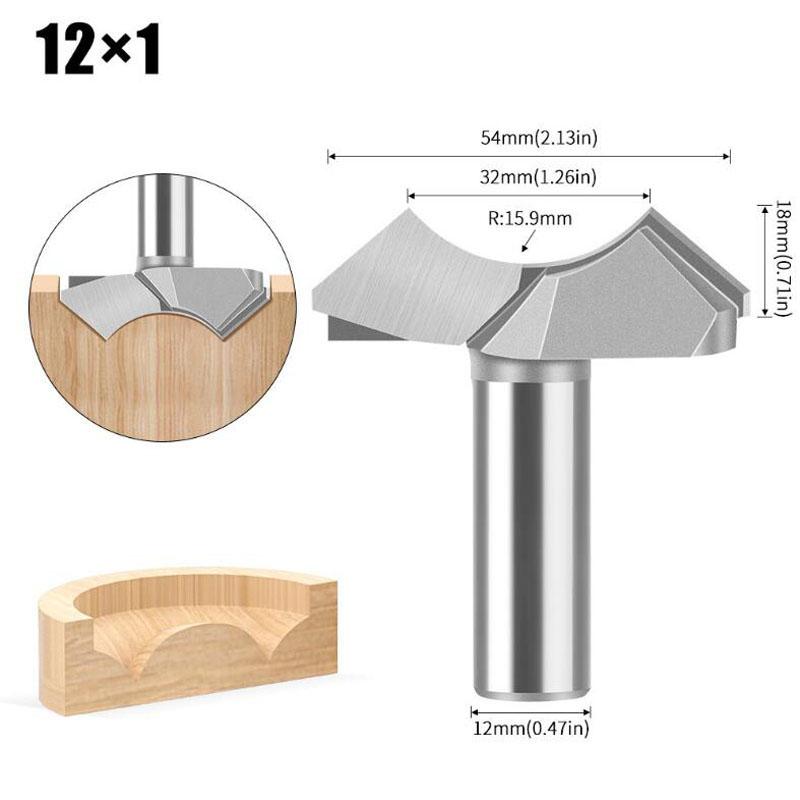 Фрезерная фреза для жемчуга, резак для бусин Будды, круглый резак для бусин, базовый резак для резьбы по дереву, инструменты для обработки дерева, хвостовик 1/4 дюйма, 1/2 дюйма, 6 мм, 12 мм
