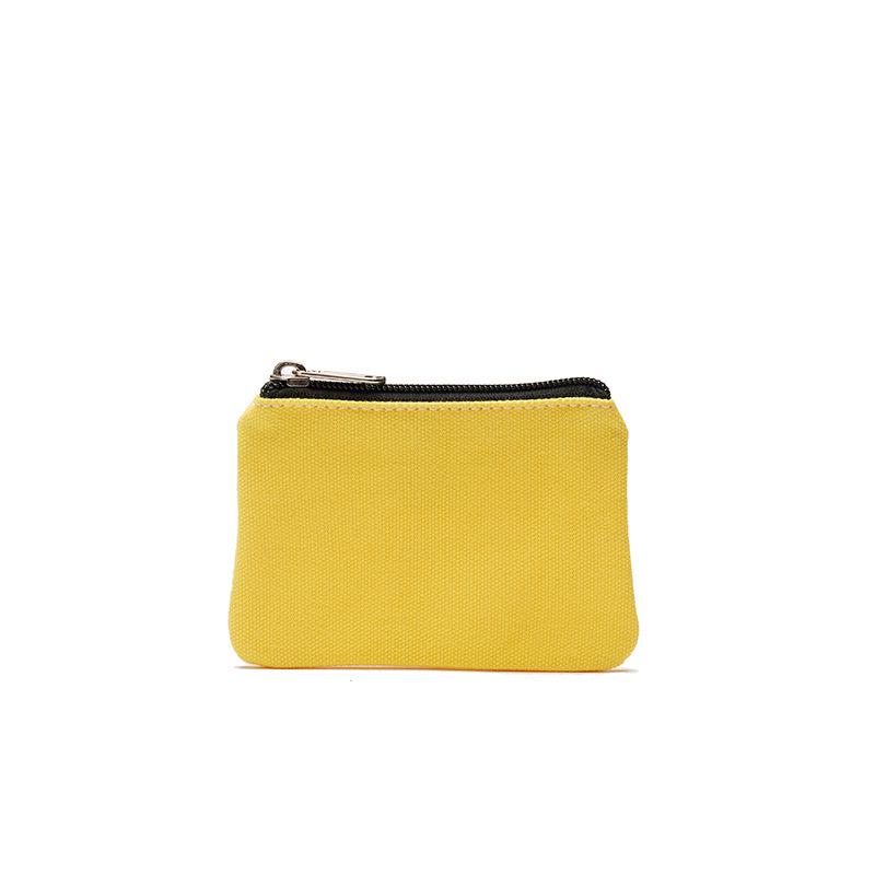 Унисекс холщовый кошелек для монет и визитница 2025