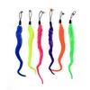5 шт. забавная палочка для щекотки кота, плюшевые черви, дразнящая струна с колокольчиками, сменный ловец котят, игра, интерактивная игрушка, товары для животных