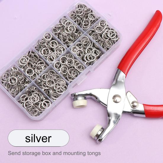 1 комплект металлических кнопок с плоскогубцами для застежек, пресс-инструментом, сделай сам, ремесла, одежда