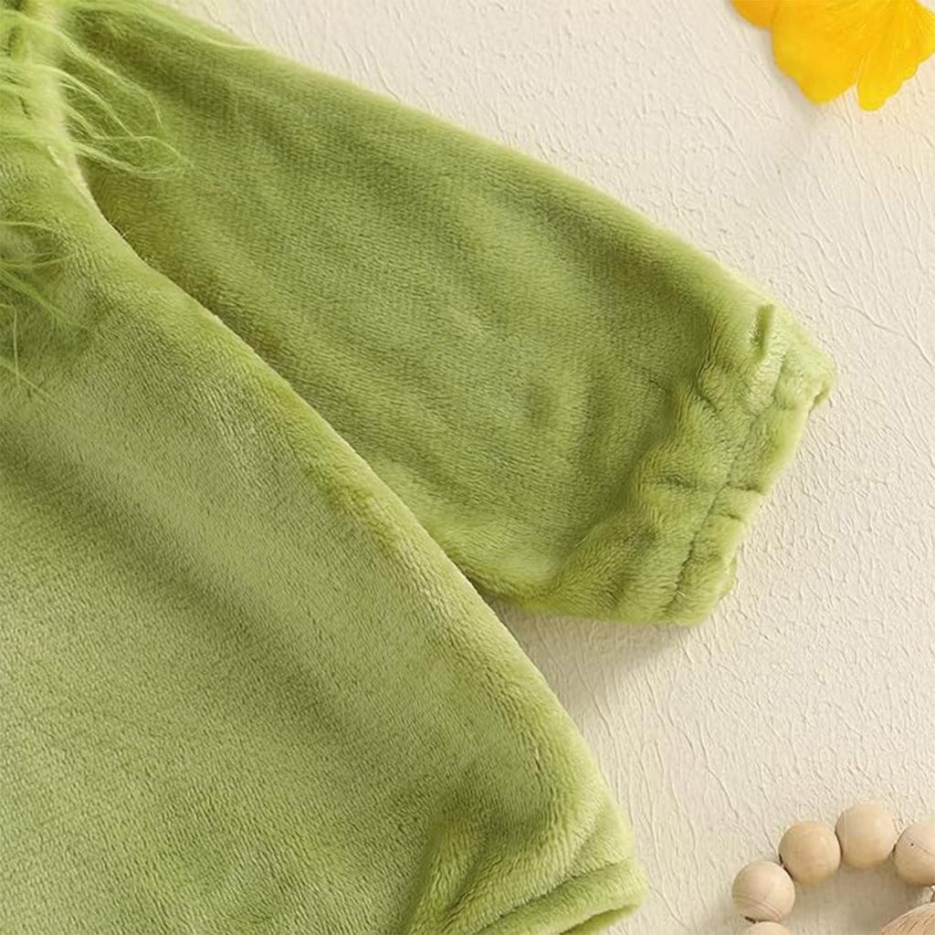 Детский комбинезон с капюшоном для новорожденных, симпатичная однотонная трикотажная толстовка из полиэстера для рождественской толстовки с капюшоном