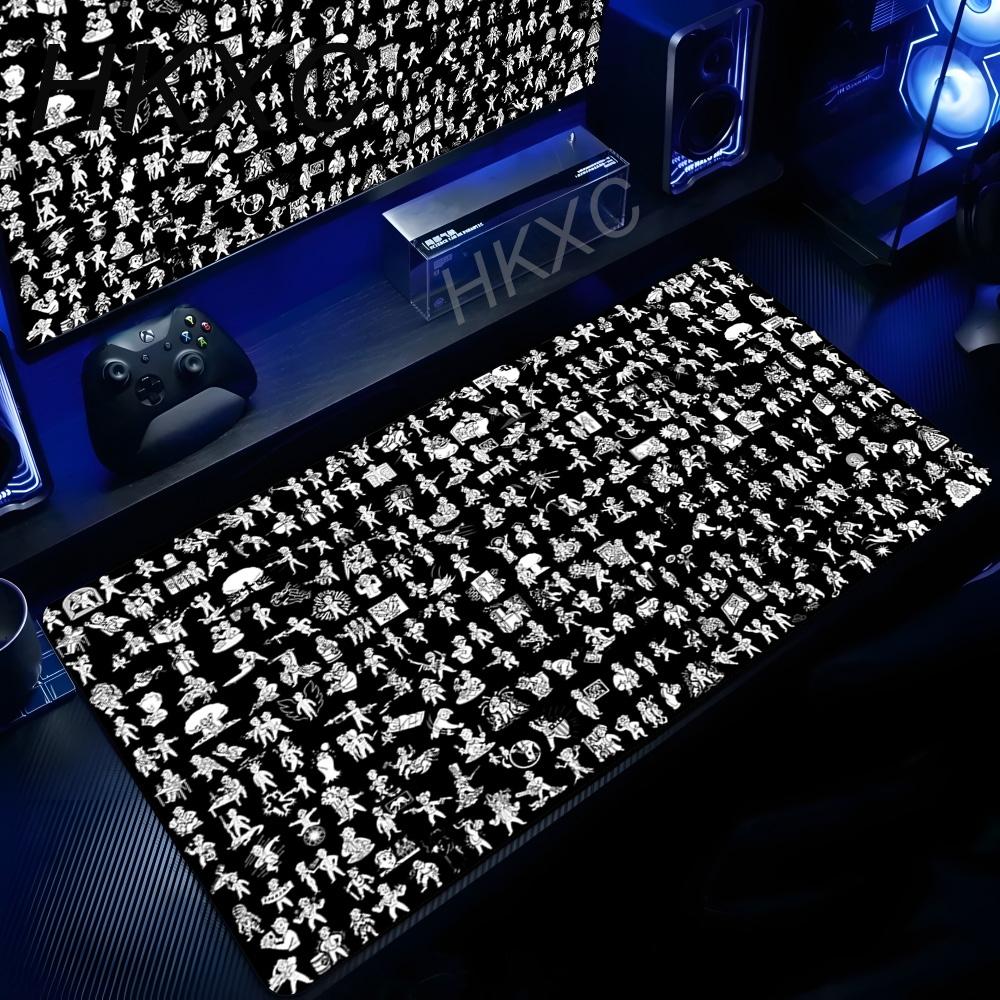 XXL Laptop Game Rug Tablet Mat FFallout Mouse Pad Large Gaming Nonslip Mousepads Mini PC Mousepad Natural Rubber Big Playmat