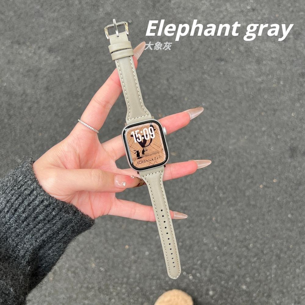 Тонкий кожаный ремешок для Apple Watch Series 11 46 мм, ремешок 42 мм, 49 мм, 44 мм, 40 мм, 41 мм, 45 мм, 38 мм, 45 мм, IWatch Ultra 2/3 S10 9 8 7 SE 6 5 4 3 2, женский браслет