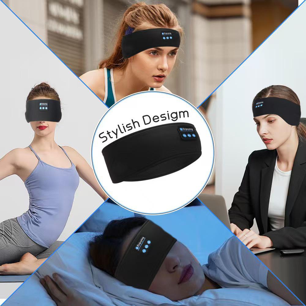 Беспроводная Bluetooth повязка на голову, маска для сна и спортивная гарнитура