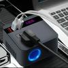 High Output Car Power Inverter - Smart LED Display with 3-Port USB Fast Charging & Overvoltage Protection