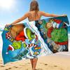 1Pc Grinch Christmas Gifts Beach Towel, Quick Dry, Multi-Use for Beach Pool Gym Yoga Home Travel, Christmas, Halloween, Xmas Gift S653