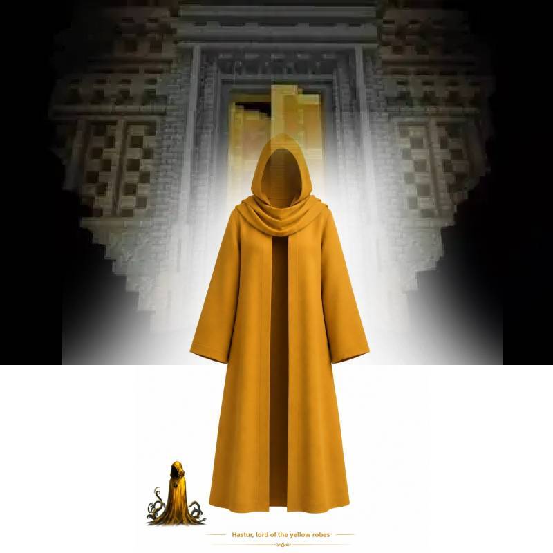 Cthulhu Cosplay Costume With Hooded Cloak For Stage Performance And Themed Parties