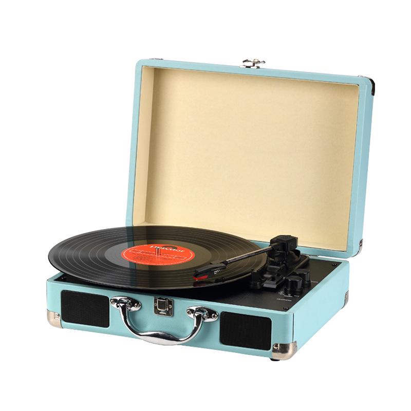 Spot Portable Multi-Function Retro Bluetooth Vinyl Record Player