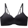 New sexy leopard print front buckle seamless underwear women's small breasts gather beautiful back bra cover