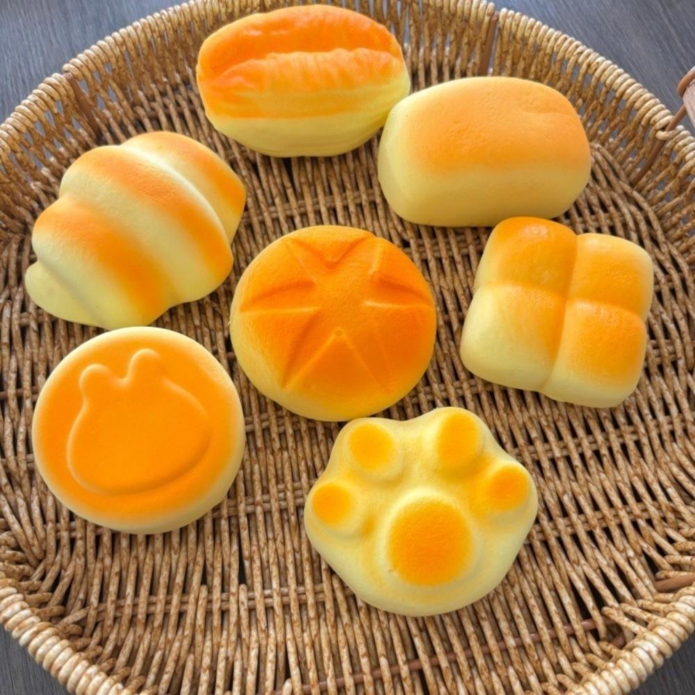 Soft Squeeze Toys Slow Rebound Simulation Bread Toys Soft Stress Relief Toys for Kids Adults
