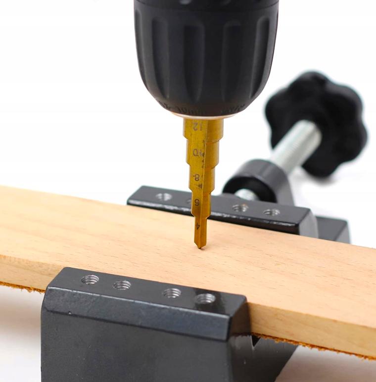 HSS Stepped Tapered Drill Bits for Metal, Plastic, Wood, 4-32mm Hex Set