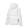 Li Ning Hot Pot Down Jacket Series Hooded Solid Color Raglan Short Down Jacket Women Jacket Champagne-White AYMU700-2