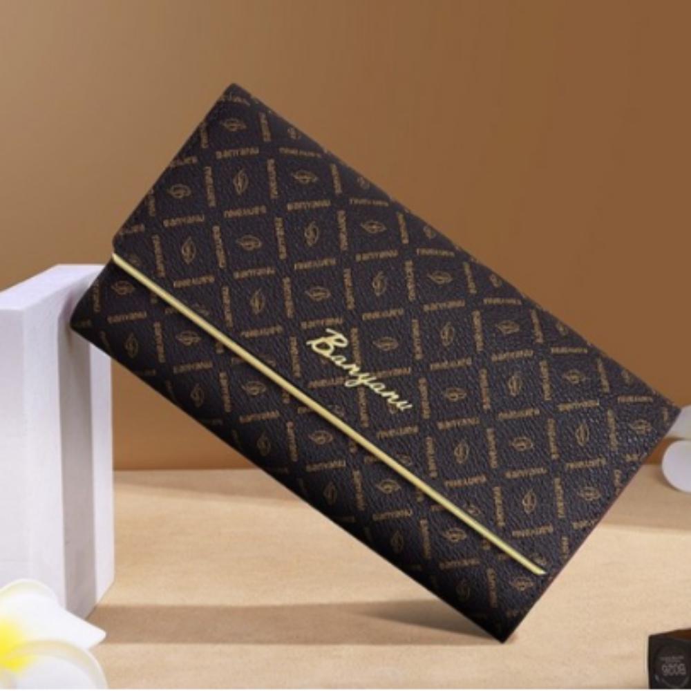 Women's Simple Modern Cowhide Long Wallet