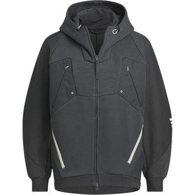 adidas FW24 FUSTL P Hoodie 2 спортивная повседневная простая куртка мужская куртка карбон-черный JM6188
