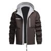 Men'S Loose Jacket Fashionable Multi Pocket Hooded Jacket