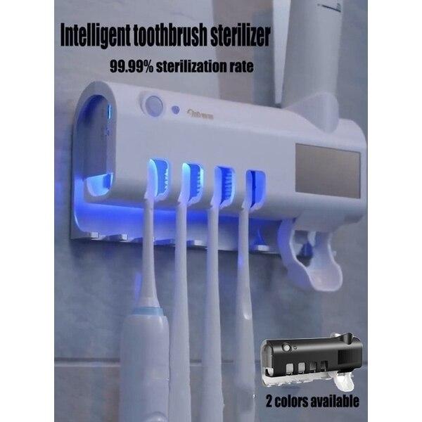 Efficient Intelligent Double Sterilization Toothbrush Sterilizer, Frame, Automatic Toothpaste Squeezer