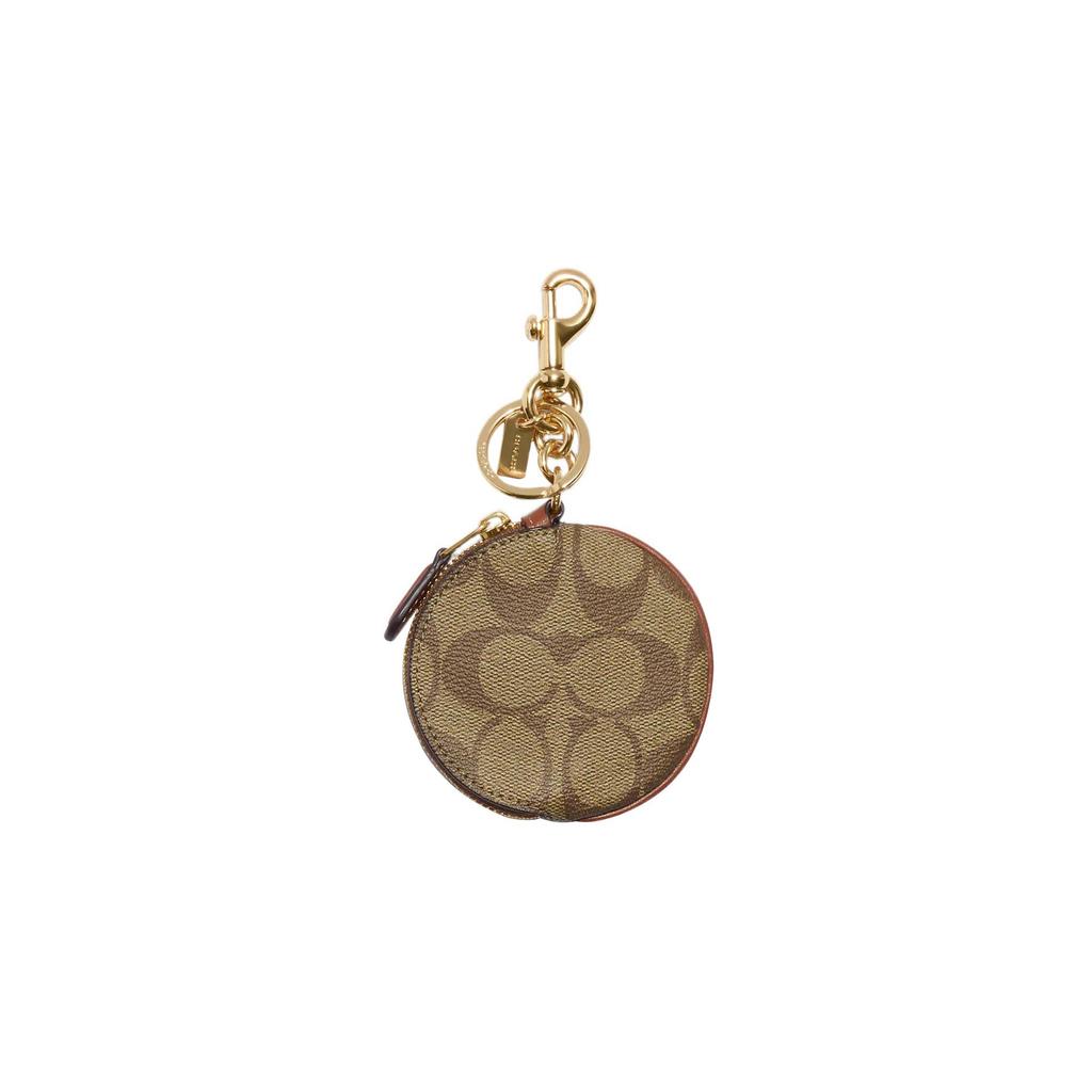 Coach Кошелек 9 Classic Monogram на молнии Женский кошелек Хаки CG762-IMKHA