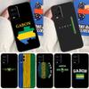 Габон Флаг Габона Для Oppo A74 A94 A54 A80 A78 A98 A40 A60 A18 A38 A58 A15 A17 A77 A57S A16 A76 A96 Чехол для телефона