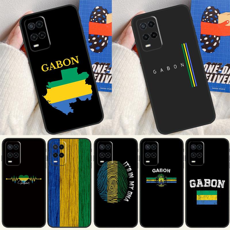 Габон Флаг Габона Для Oppo A74 A94 A54 A80 A78 A98 A40 A60 A18 A38 A58 A15 A17 A77 A57S A16 A76 A96 Чехол для телефона