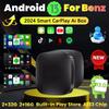 Android 13 Car AI Box беспроводной адаптер Carplay Android Auto для Netflix Youtube для Benz ACES GLA GLB GLC 300 GLE GLS EQB
