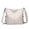 New Women's One Shoulder Messenger Bag Soft Leather Small Square Bag