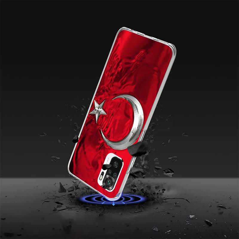 Турция Турецкий флаг Чехол для телефона для Xiaomi Redmi Note 15 14 13 12S 12 Pro Plus 11S 11E 11 11T 10S 10 Art Мягкий чехол с рисунком Redmi